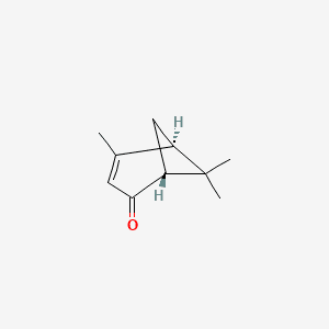 TRIMETHYLBICYCLO-3-HEPTEN-2-ONE Molecular structure