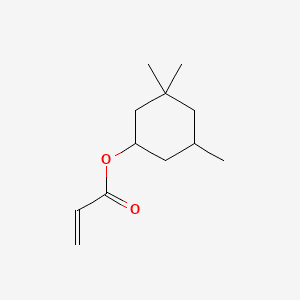 2-Propenoic acid, 3,3,5-trimethylcyclohexyl ester 분자 구조