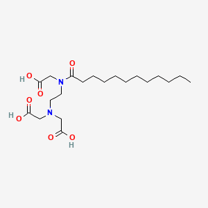 LAUROYL ETHYLENEDIAMINE TRIACETIC ACID Molecular structure
