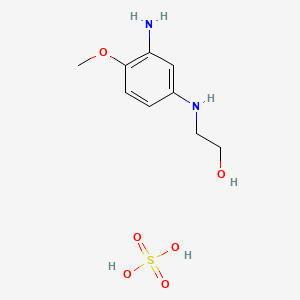 2-AMINO-4-HYDROXYETHYLAMINOANISOLE SULFATE Molecular structure