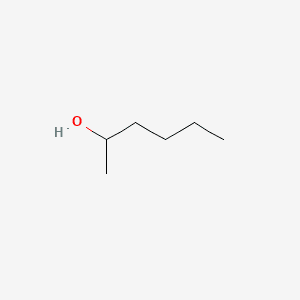 2-Hexanol 분자 구조