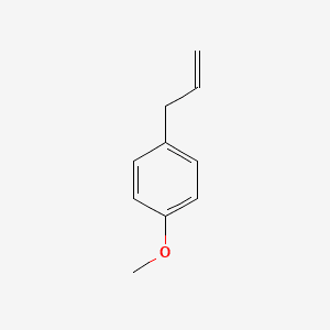 Benzene, 1-methoxy-4-(2-propenyl)- 분자 구조