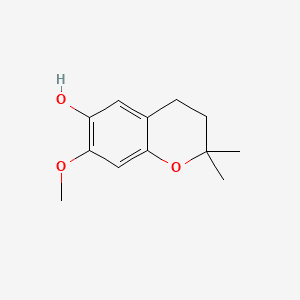 DIMETHYLMETHOXY CHROMANOL 분자 구조