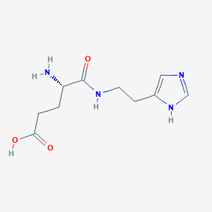 GLUTAMYLAMIDOETHYL IMIDAZOLE 분자 구조