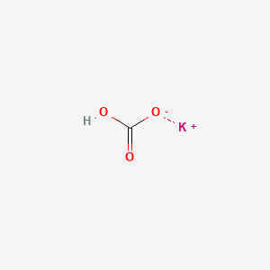 POTASSIUM BICARBONATE 분자 구조