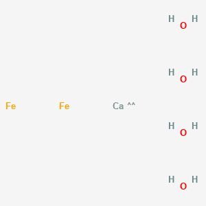 Ferrate (FeO21-), calcium (2:1) 분자 구조