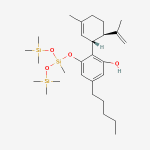CANNABIDIOL TRISILOXANE 분자 구조