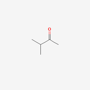 2-Butanone, 3-methyl- 분자 구조