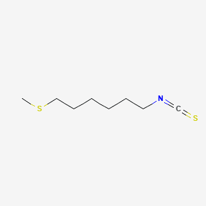 METHYLTHIOHEXYL ISOTHIOCYANATE 분자 구조