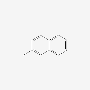 Naphthalene, 2-methyl- 분자 구조