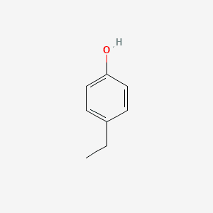 Phenol, 4-ethyl- 분자 구조