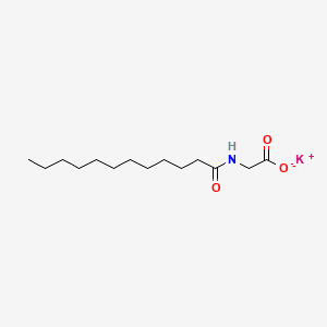 POTASSIUM LAUROYL GLYCINATE 분자 구조