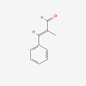 2-Propenal, 2-methyl-3-phenyl- 분자 구조