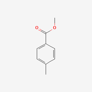 Benzoic acid, 4-methyl-, methyl ester 분자 구조