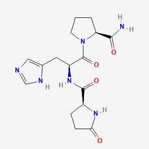 PYROGLUTAMYL DIPEPTIDE-30 AMIDE 분자 구조