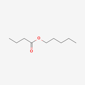 Butanoic acid, pentyl ester 분자 구조