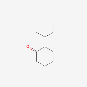 Cyclohexanone, 2-(1-methylpropyl)- 분자 구조