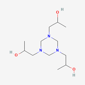TRIS(N-HYDROXYPROPYL) HEXAHYDROTRIAZINE 분자 구조