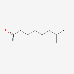 TETRAHYDROGERANIAL 분자 구조