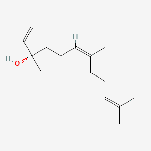 1,6,10-Dodecatrien-3-ol, 3,7,11-trimethyl-, [S-(Z)]- 분자 구조