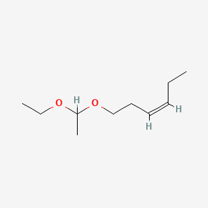 3-Hexene, 1-(1-ethoxyethoxy)-, (Z)- 분자 구조