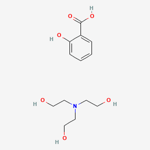 TEA-SALICYLATE 분자 구조