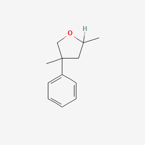 2,4-DIMETHYL-4-PHENYLTETRAHYDROFURAN Molecular structure