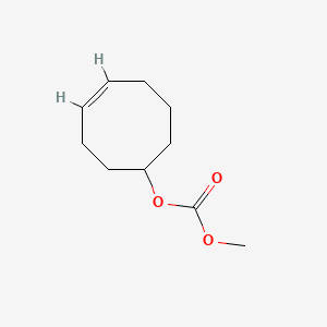 CYCLOOCTENYL METHYL CARBONATE 분자 구조