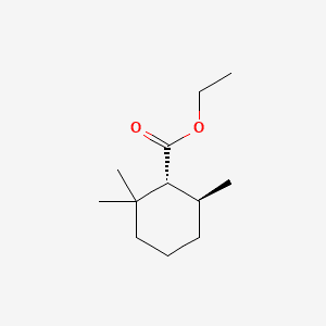 ETHYL TRIMETHYLCYCLOHEXANE CARBOXYLATE 분자 구조