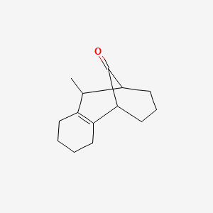 DECAHYDRO-METHANOBENZO-CYCLOOCTENONE Molecular structure