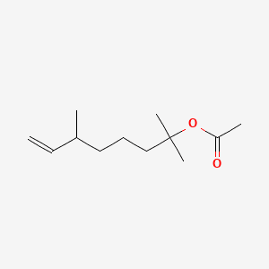 DIHYDROMYRCENYL ACETATE 분자 구조