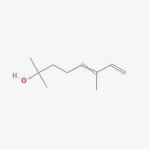 5,7-Octadien-2-ol, 2,6-dimethyl- 분자 구조