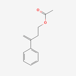 GAMMA-METHYLENEDIHYDROCINNAMYL ACETATE 분자 구조