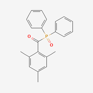 TRIMETHYLBENZOYL DIPHENYLPHOSPHINE OXIDE 분자 구조