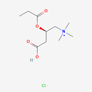 CARNITINYL PROPIONATE HCL 분자 구조