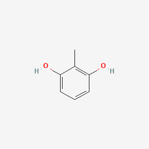 1,3-Benzenediol, 2-methyl- 분자 구조