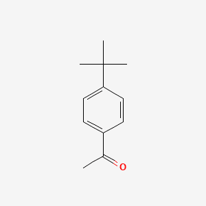 Ethanone, 1-[4-(1,1-dimethylethyl)phenyl]- 분자 구조