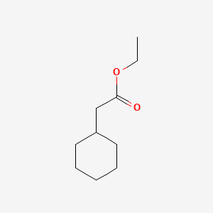 Cyclohexaneacetic acid, ethyl ester 분자 구조