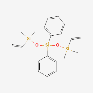 BIS-VINYL DIPHENYLTRISILOXANE 분자 구조