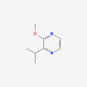 Pyrazine, 2-methoxy-3-(1-methylethyl)- 분자 구조