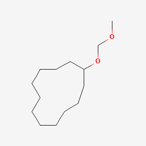 FORMALDEHYDE CYCLODECYL METHYL ACETAL 분자 구조