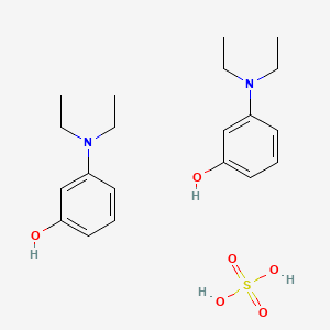 N,N-DIETHYL-M-AMINOPHENOL SULFATE Molecular structure