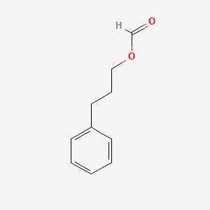 HYDROCINNAMYL FORMATE 분자 구조