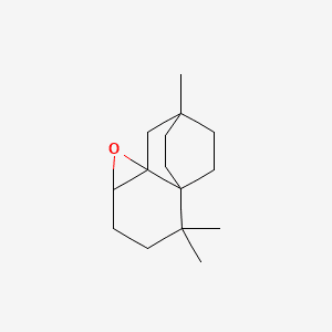 OCTAHYDRO-TRIMETHYL-ETHANO-NAPHTHOXIRENE Molecular structure