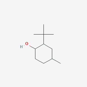 Cyclohexanol, 2-(1,1-dimethylethyl)-4-methyl- 분자 구조