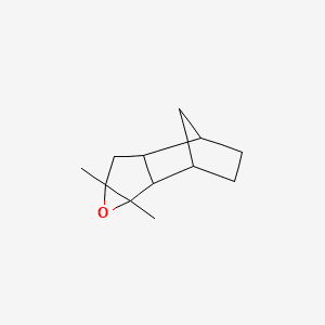2,5-Methano-2H-indeno[1,2-b]oxirene, octahydrodimethyl- 분자 구조