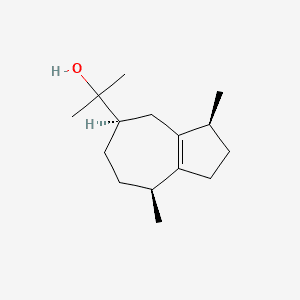 OCTAHYDRO-3,8-DIMETHYLAZULEN-5-YLPROPAN-2-OL Estructura molecular