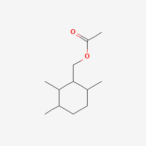 2,3,6-TRIMETHYLCYCLOHEXYLMETHYL ACETATE 분자 구조
