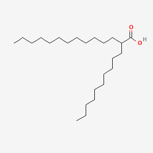 DECYLTETRADECANOIC ACID 분자 구조