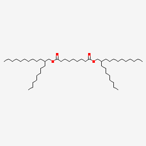 Nonanedioic acid, 1,9-bis(2-octyldodecyl) ester 분자 구조